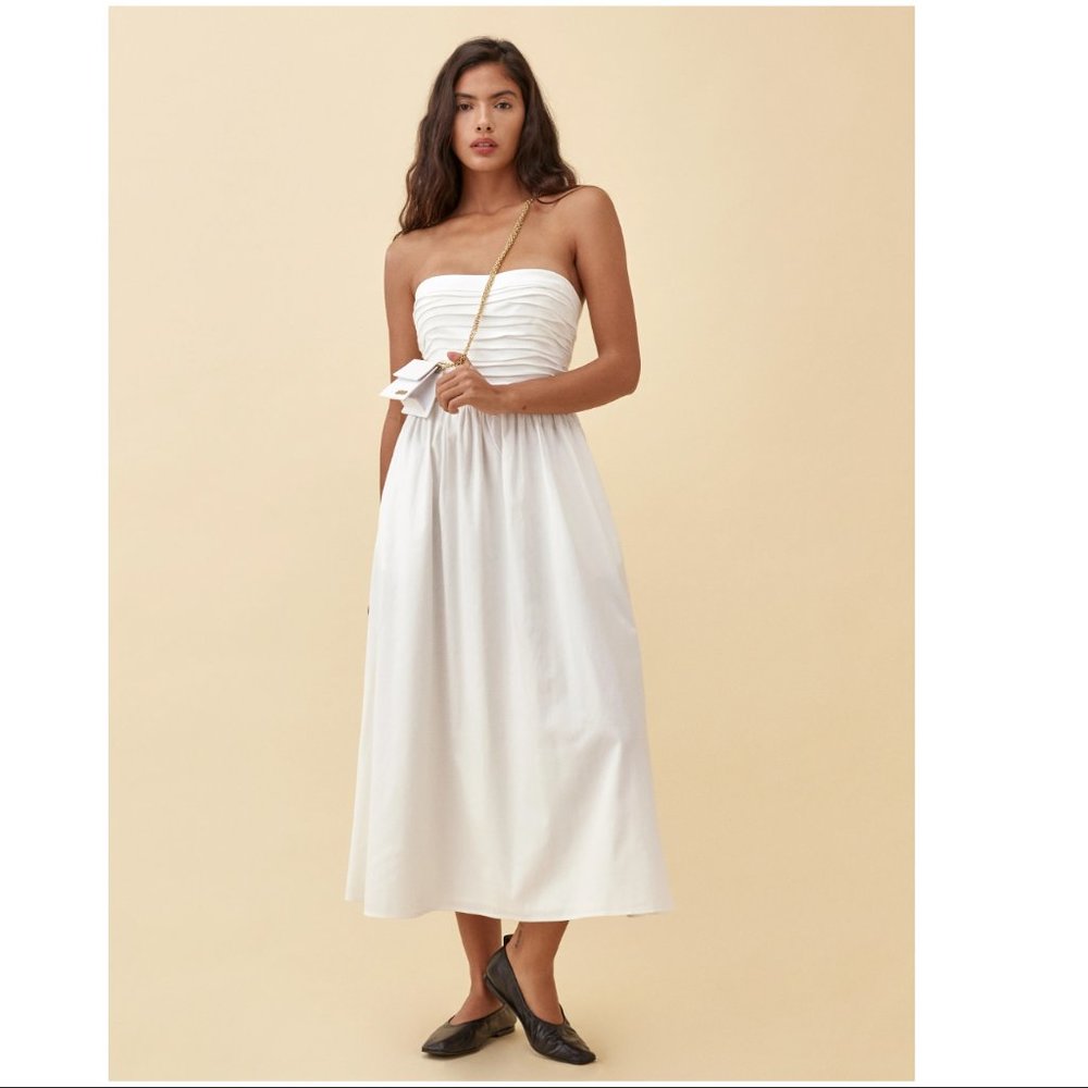 Sale🦋Reformation Lissa Dress - White